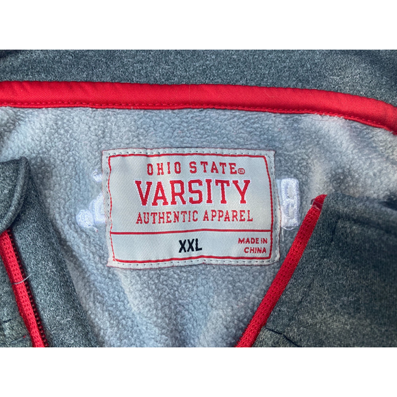 Men's Ohio State Authentic Apparel (OSU) Long-Sleeve Sweatshirt Hoodie SIZE XXL - Picture 2 of 9